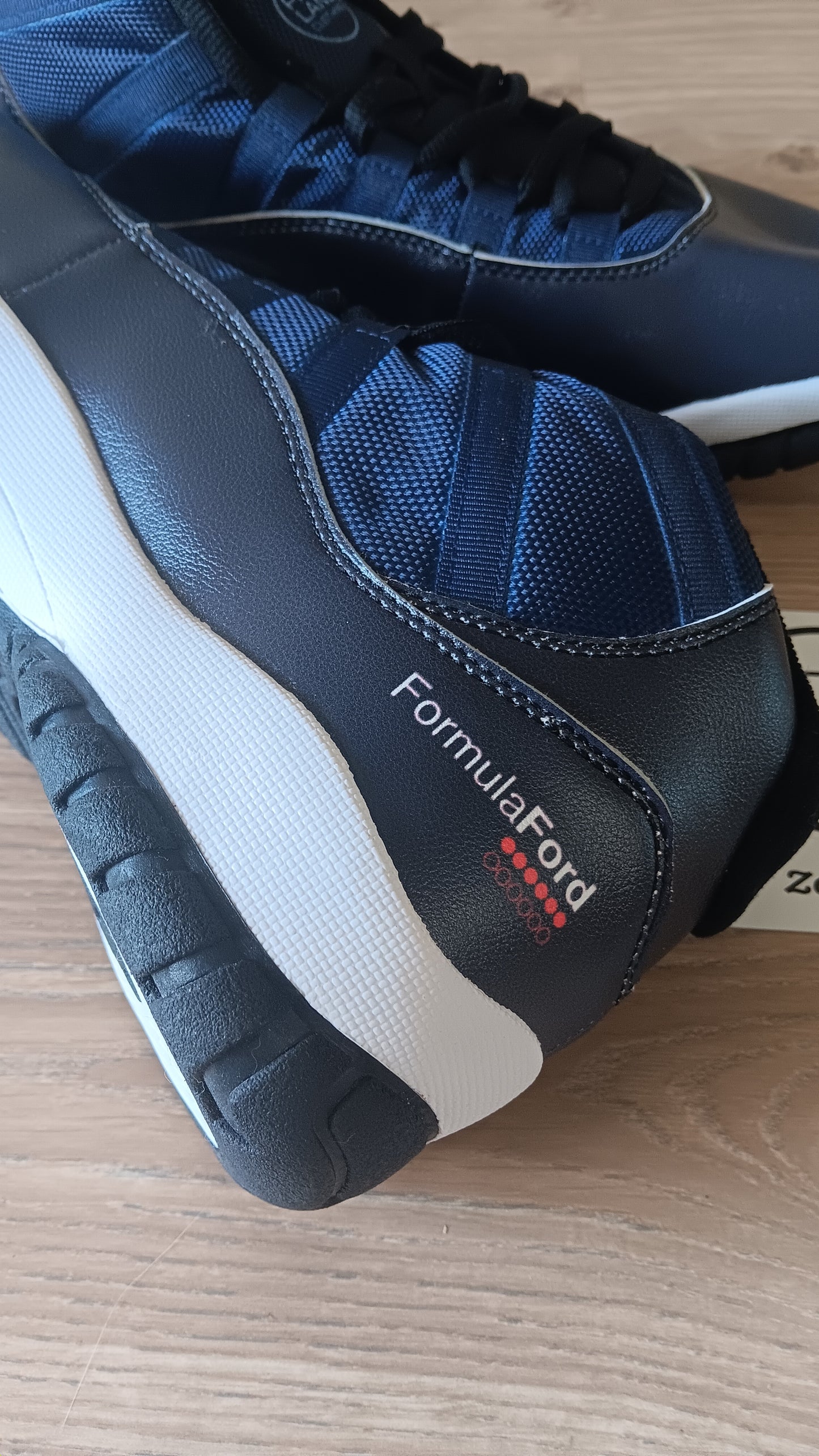 FORMULA FORD Official 'Excelsior' Leather Ultimate Track shoe - Navy