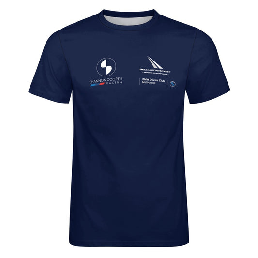 SHANNON COOPER RACING Team partners 100% Cotton T-shirt - AS - Navy
