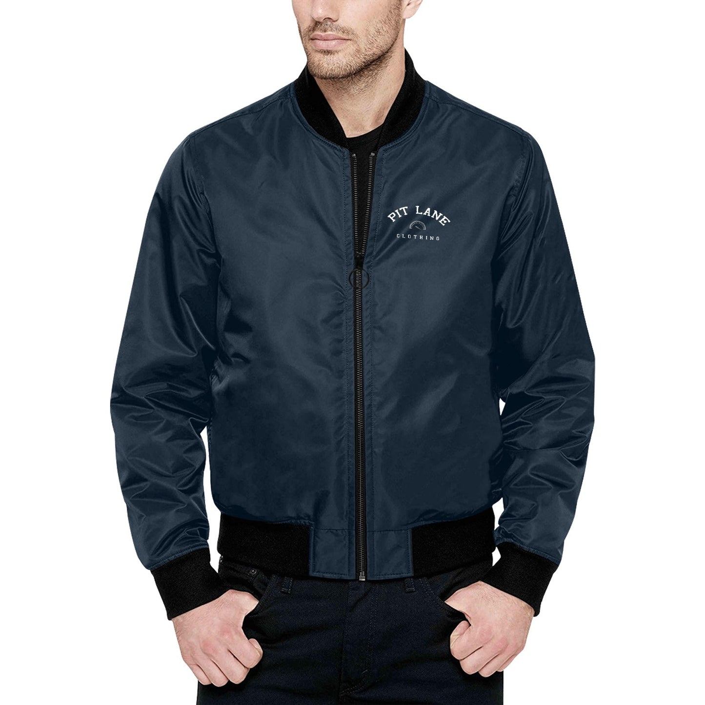 PIT LANE CLOTHING Quilted Bomber Jacket