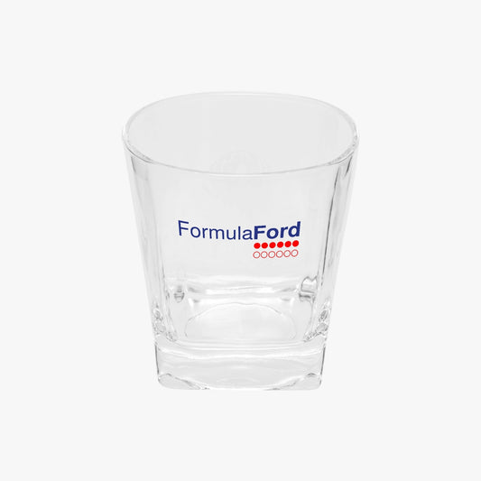 FORMULA FORD OFFICIAL 10oz Square Whiskey Glasses
