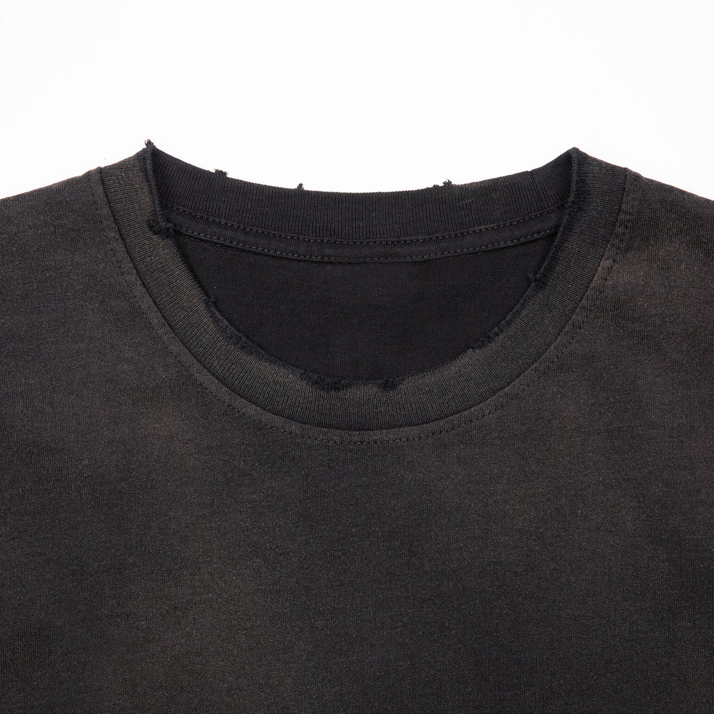 PIT LANE CLOTHING Vintage Wash Frayed Heavyweight T-Shirt