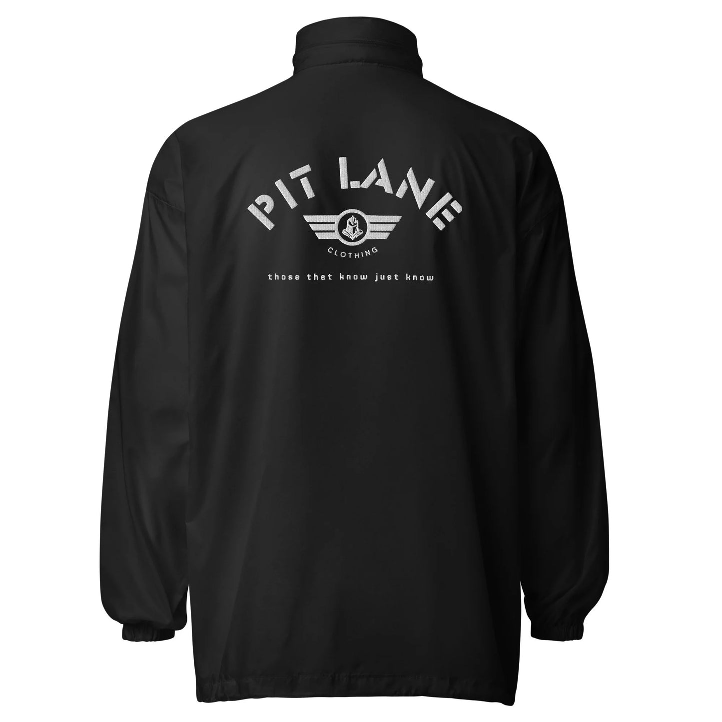 Pit Lane Clothing: Embroidered Waterproof Spray jacket - Carbon