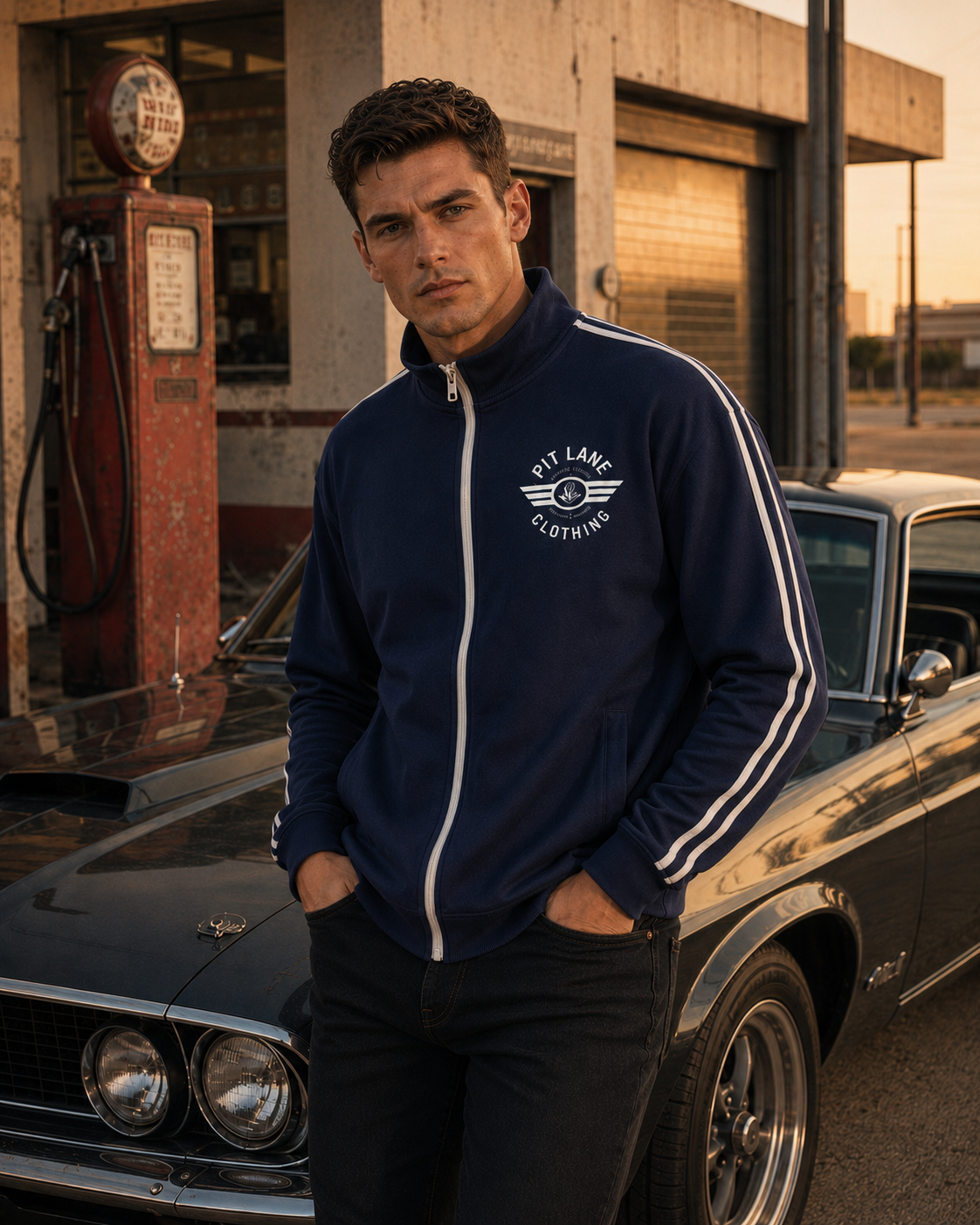 Pit Lane Clothing: 'Race Proven' Hoodie - carbon