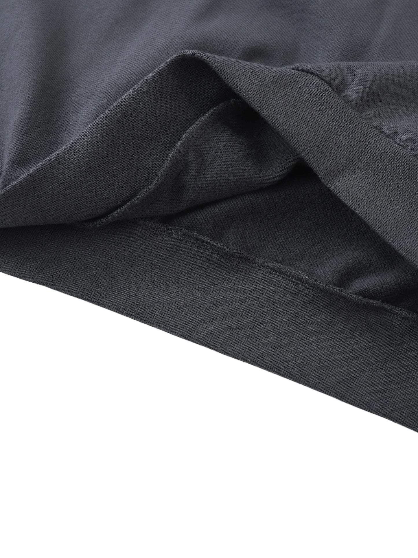 Pit Lane Clothing Heavyweight Fleece Street Polo Sweatshirt - Titanium Grey