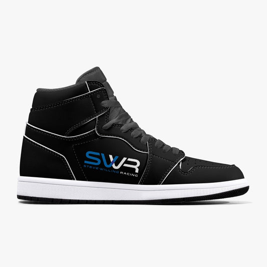 STEVE WILLING F2 MARCH version 3 High-Top Leather Sneakers - full carbon