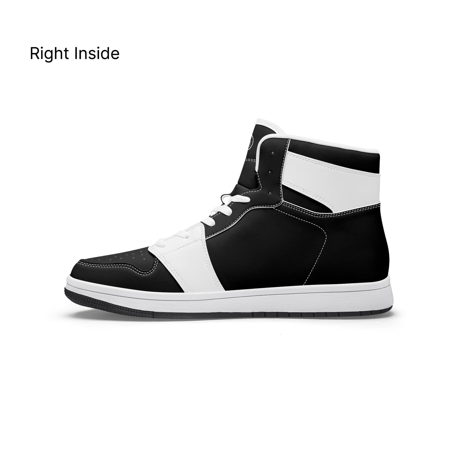 Pit Lane Clothing: 'Enforcer' High Top Leather sneakers
