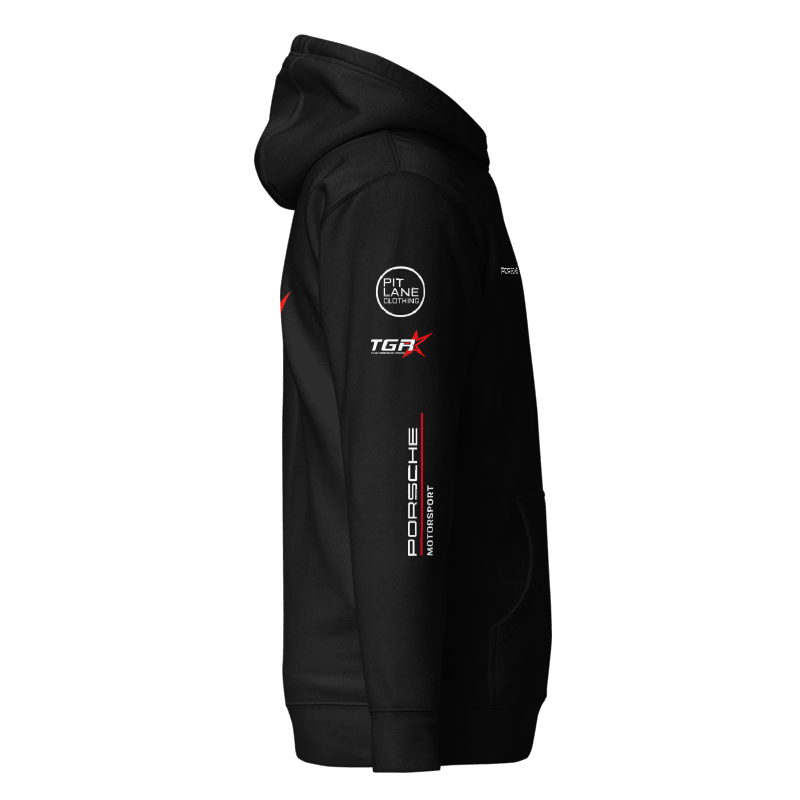 Pit Lane Clothing: KOBI WILLIAMS TYLER GREENBURY RACING Fleeced Hoodie - Black