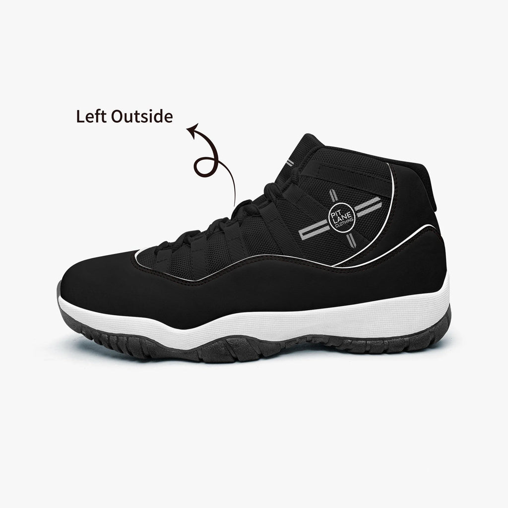 Pit Lane Clothing: ''DownForce' High Top  Track shoe - carbon / black