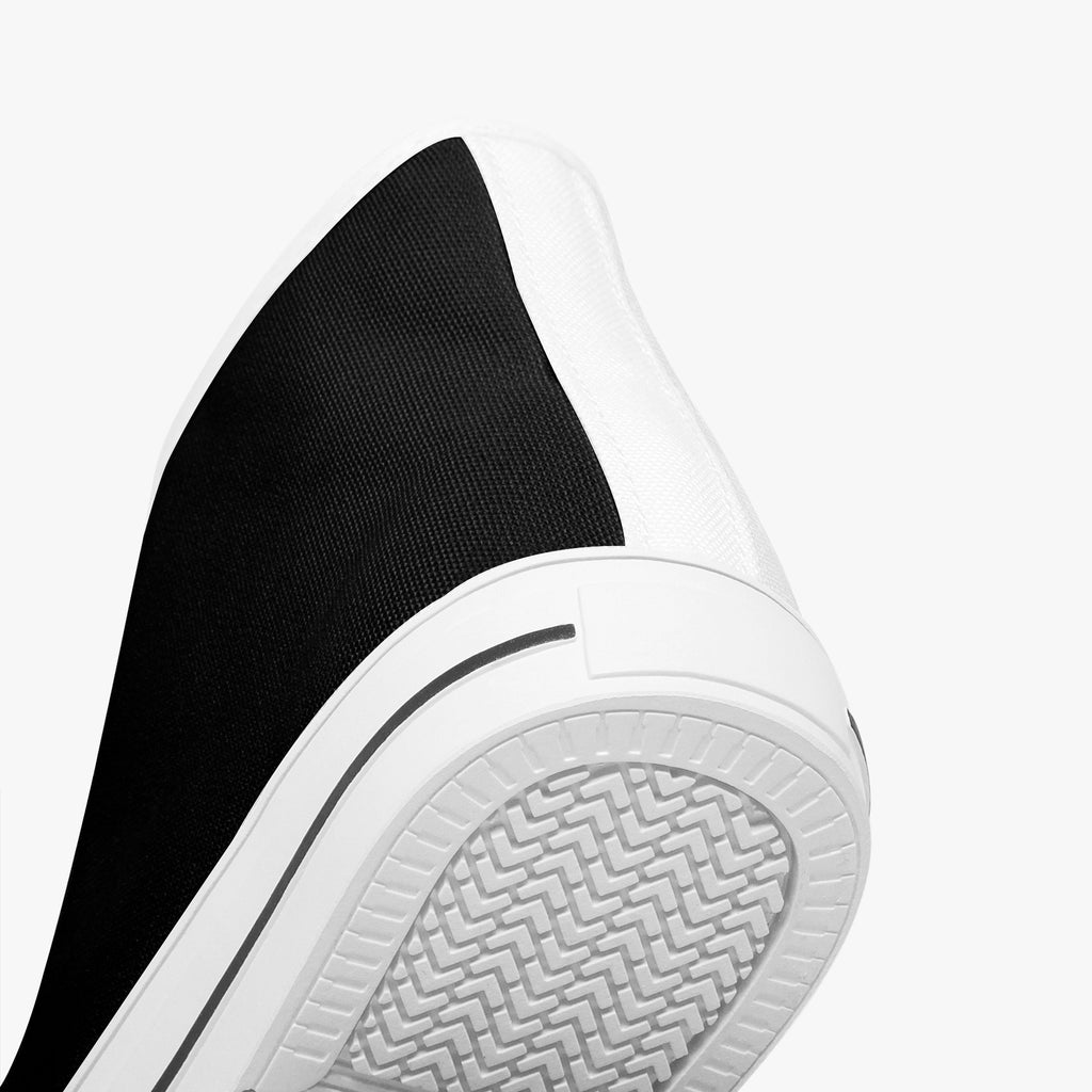 Pit Lane Clothing: 'Street circuit' canvas track shoe - carbon/white