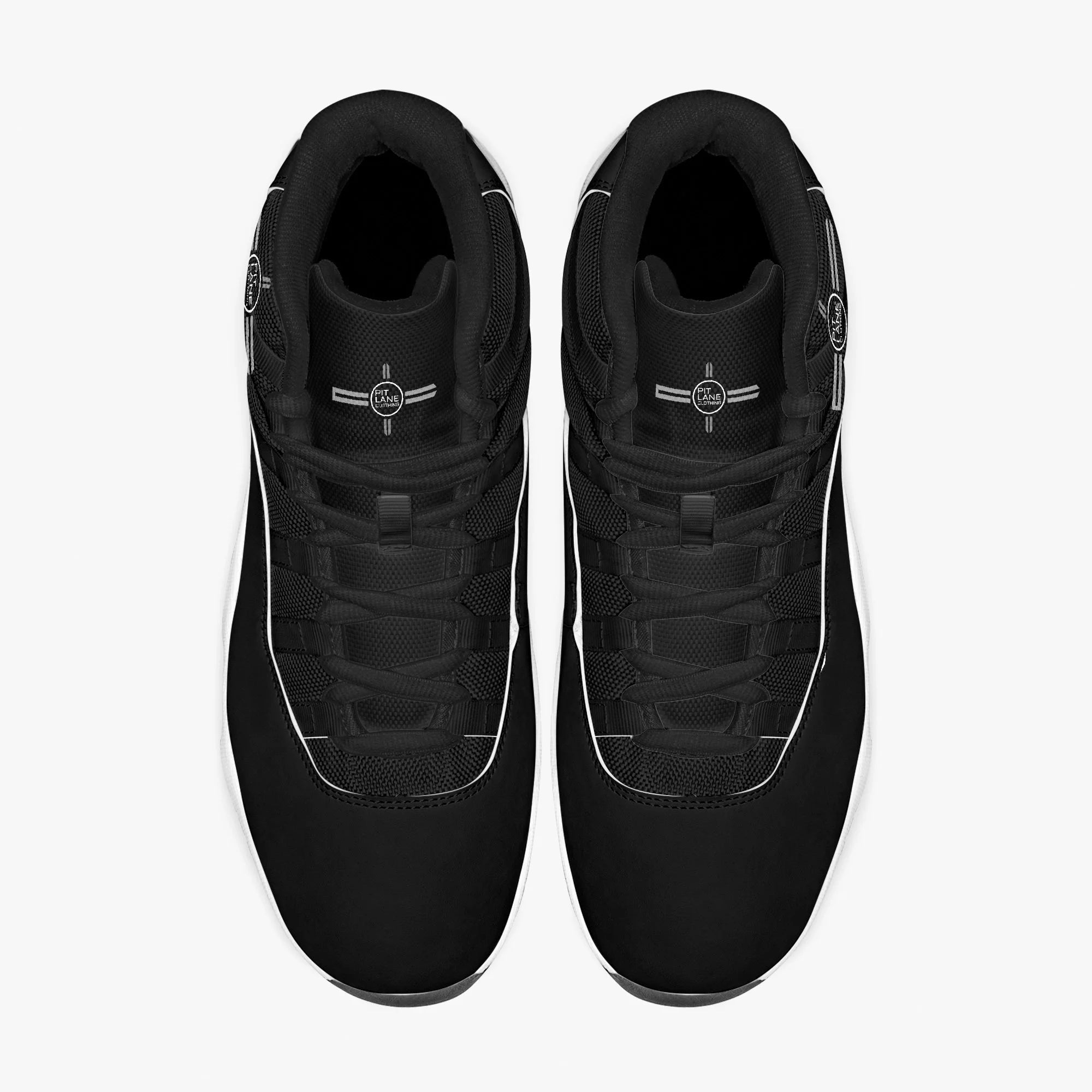 Pit Lane Clothing: ''DownForce' High Top  Track shoe - carbon / black