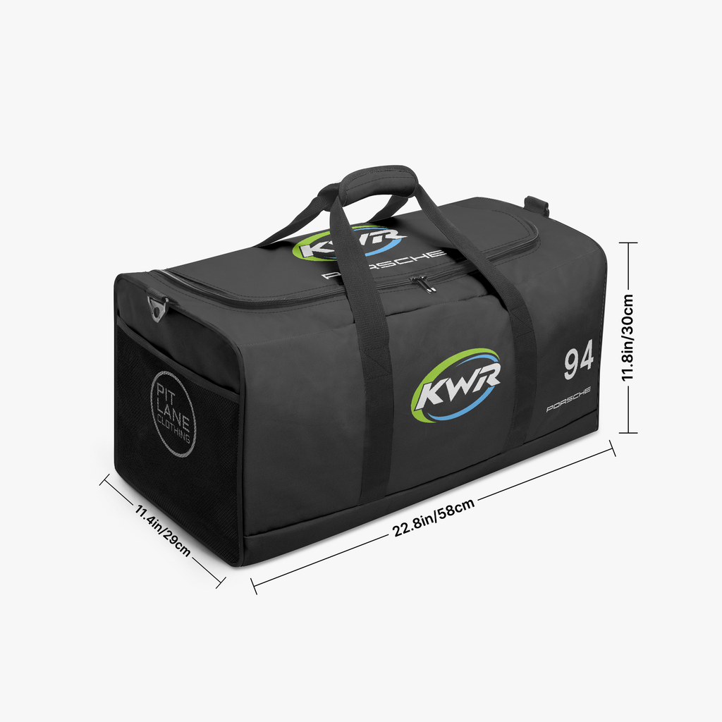 Pit Lane Clothing:  KOBI WILLIAMS RACING Large Duffle Travel bag