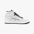 Pit Lane Clothing: Accellerate High Top leather sneakers - Black stitch