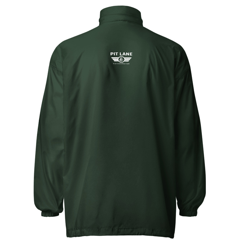 Pit Lane Clothing: Embroidered Waterproof Spray jacket - Green
