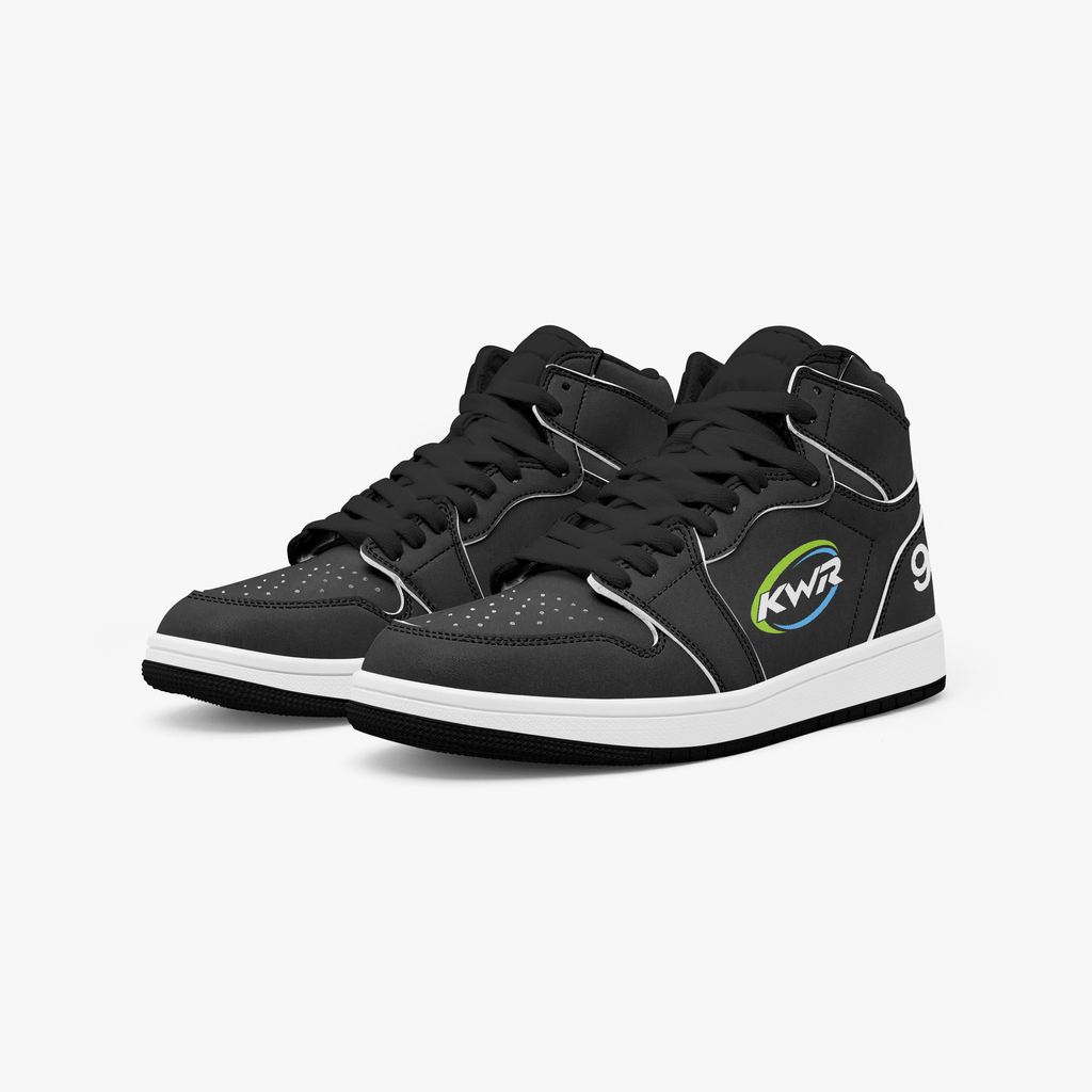 Pit Lane Clothing: KOBI WILLIAMS RACING High Top Leather sneaker - Black
