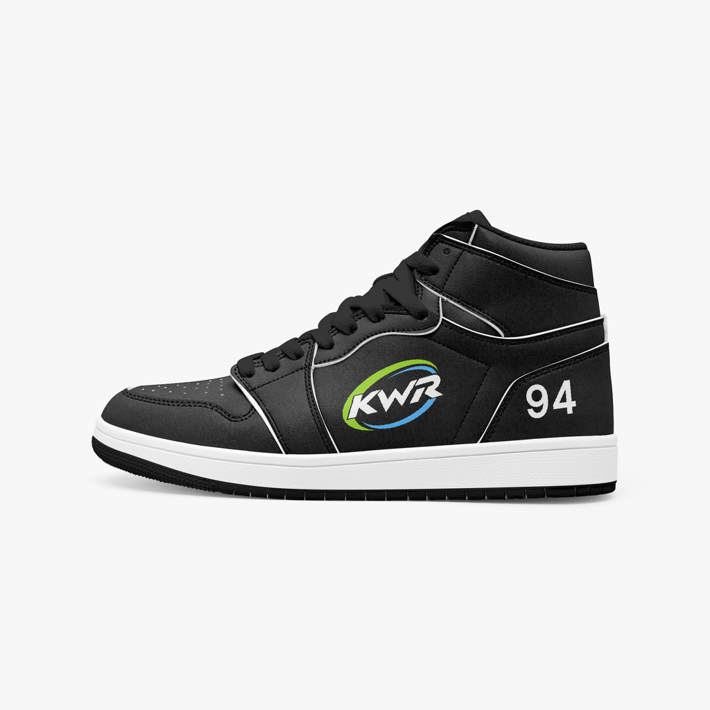 Pit Lane Clothing: KOBI WILLIAMS RACING High Top Leather sneaker - Black