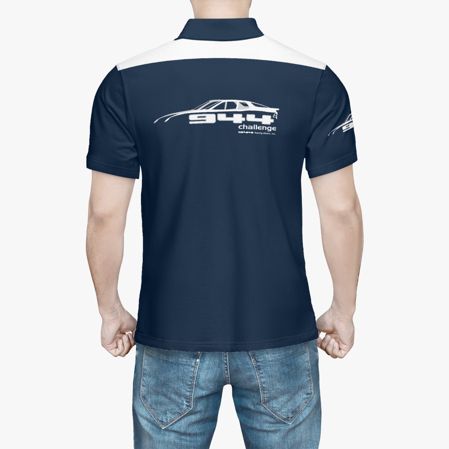 944 CHALLENGE Series Handmade Polo Shirt - DRIVERS CLUB - Navy
