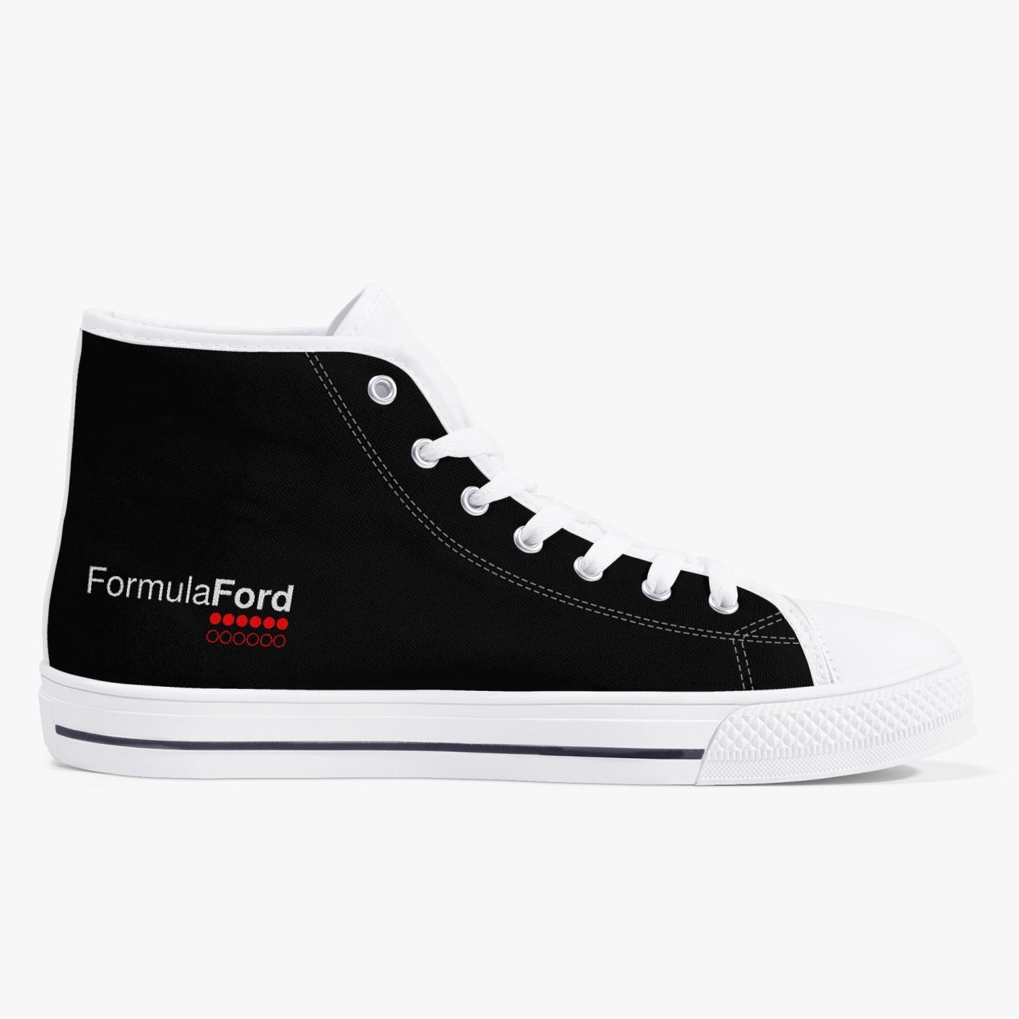 FORMULA FORD Official Classic High-Top Canvas Shoes - carbon