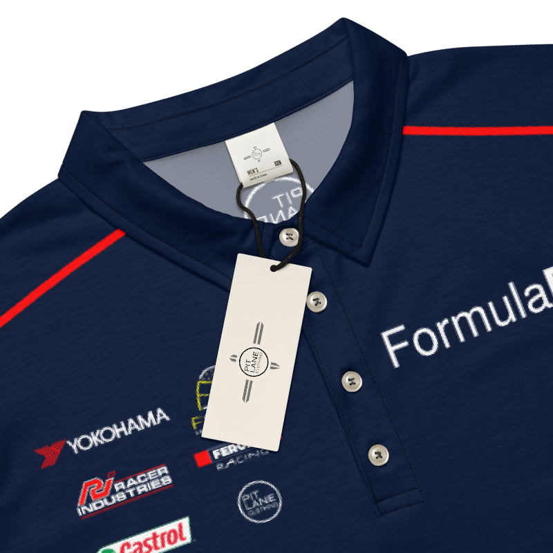 Formula Ford Australia Official - Premium Paddock Polo - Navy blue