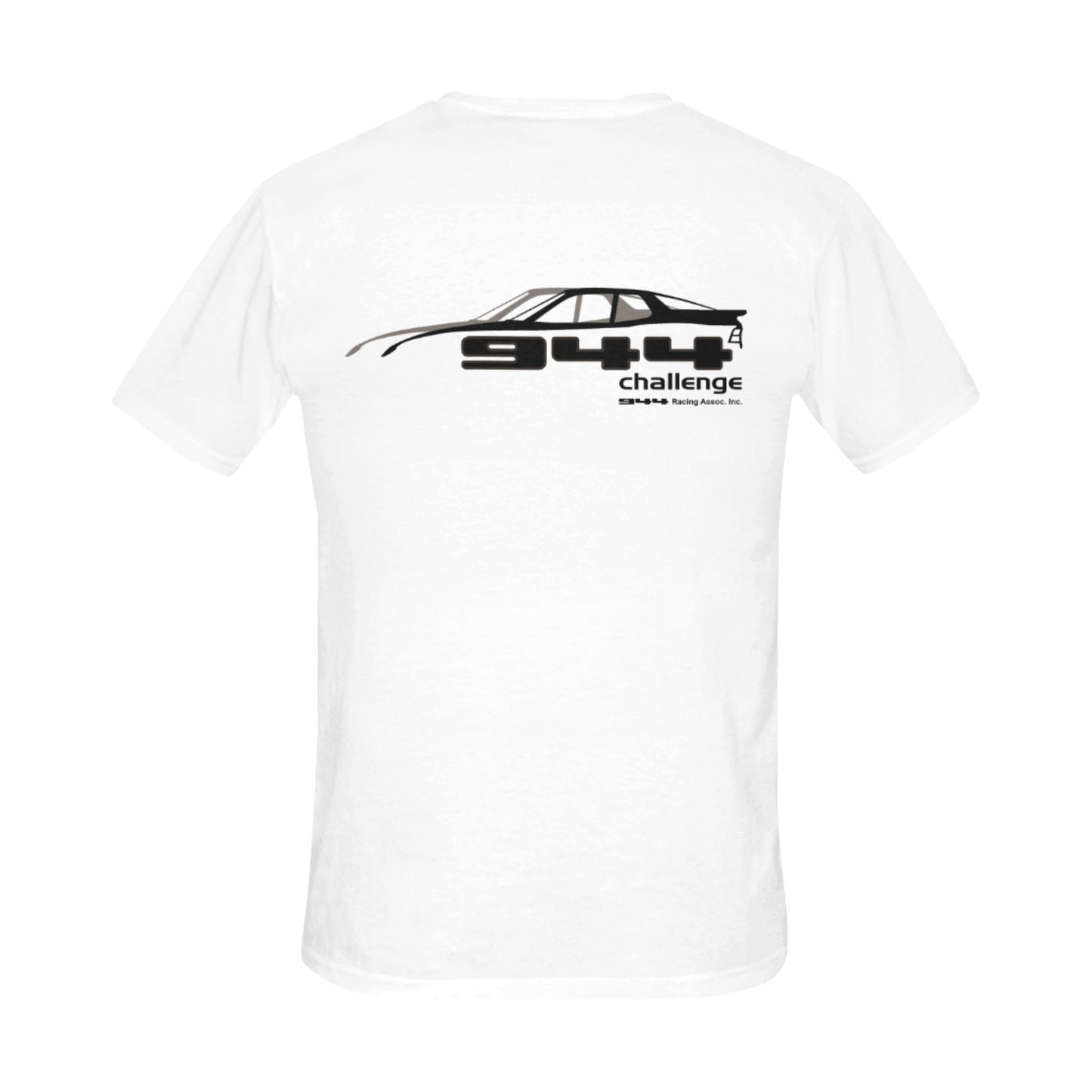 944 CHALLENGE 100% cotton 944 outline straight T-shirt -  circuit white - Fitted