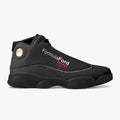 Formula Ford Official 'Shark'  High Top Leather sneakers - Full carbon / black