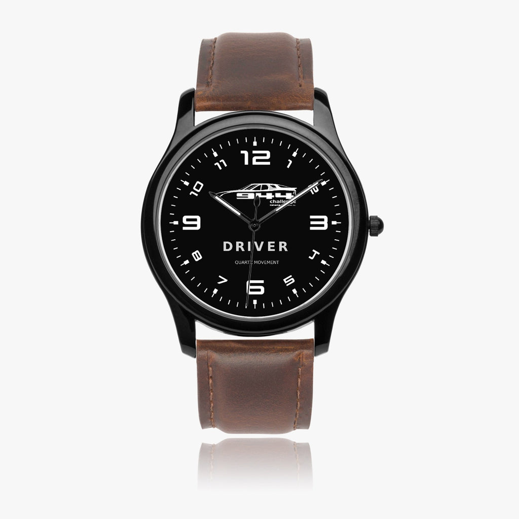 944 Challenge Series Official 'Driver' Leather strap watch - Brown