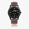 944 Challenge Series Official 'Driver' Leather strap watch - Brown