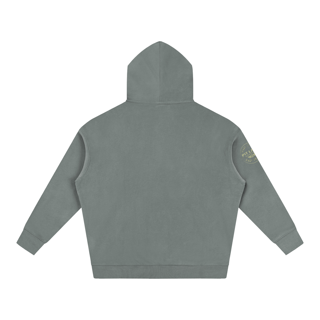 Gray hoodie on a white background