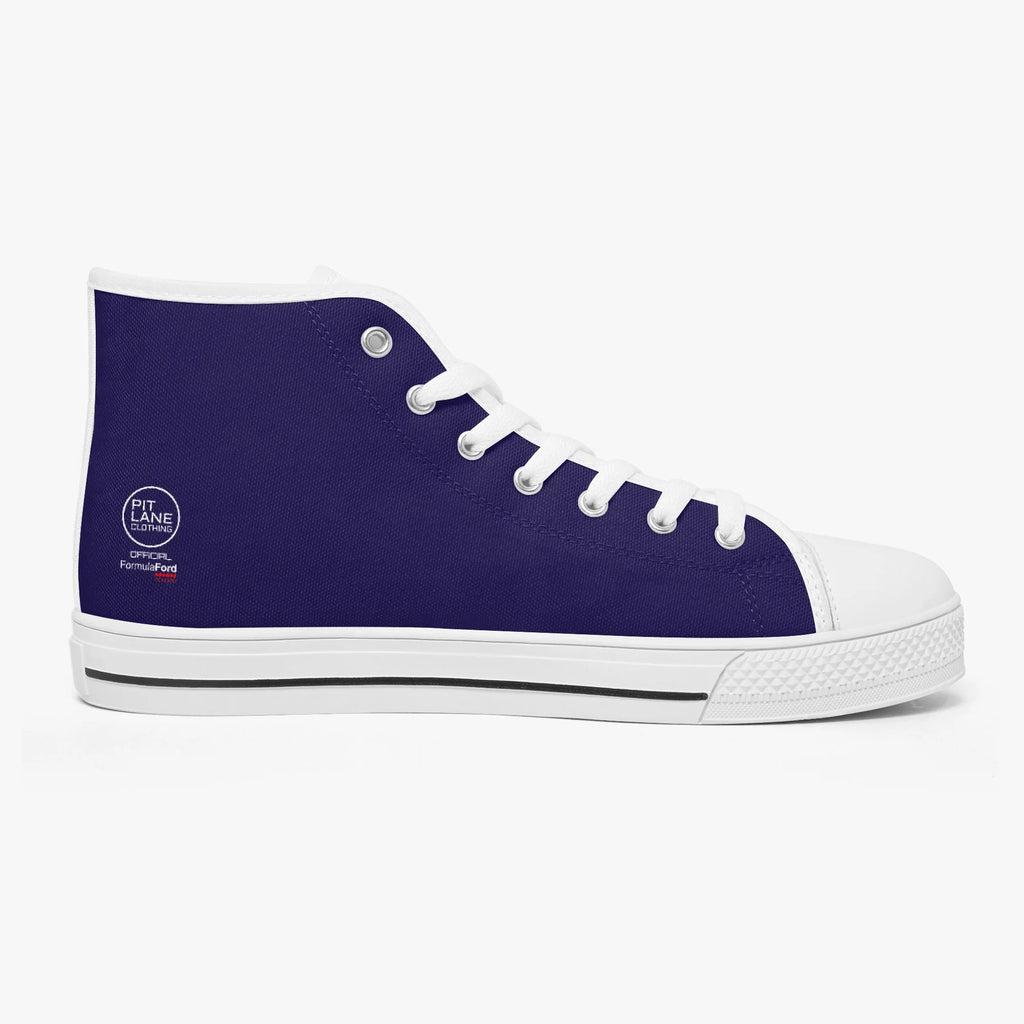 Formula Ford Official Classic High Top Canvas sneakers - Navy white