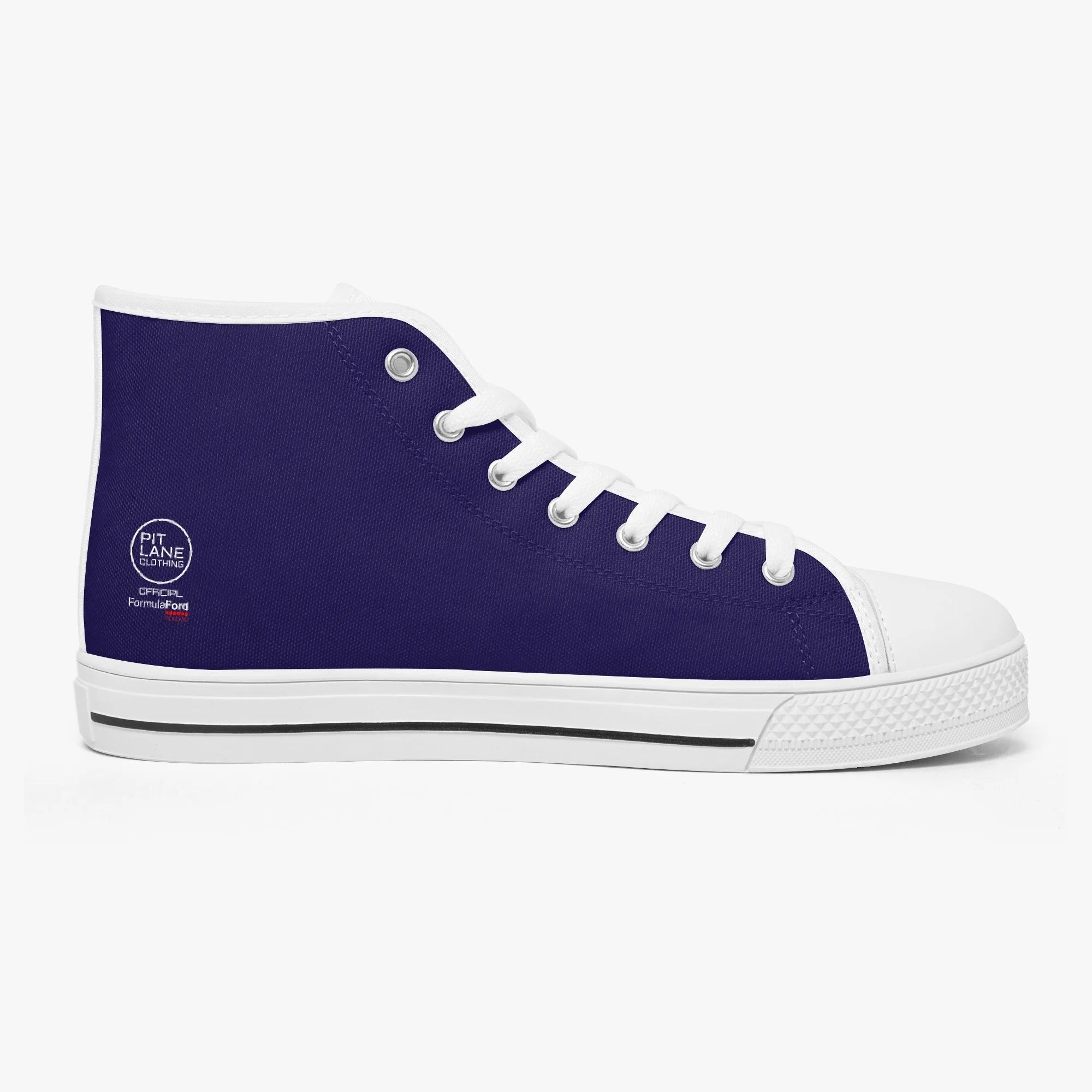 Formula Ford Official Classic High Top Canvas sneakers - Navy white
