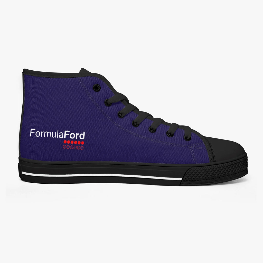 Formula Ford Official Classic High Top Canvas sneakers - Black/Navy