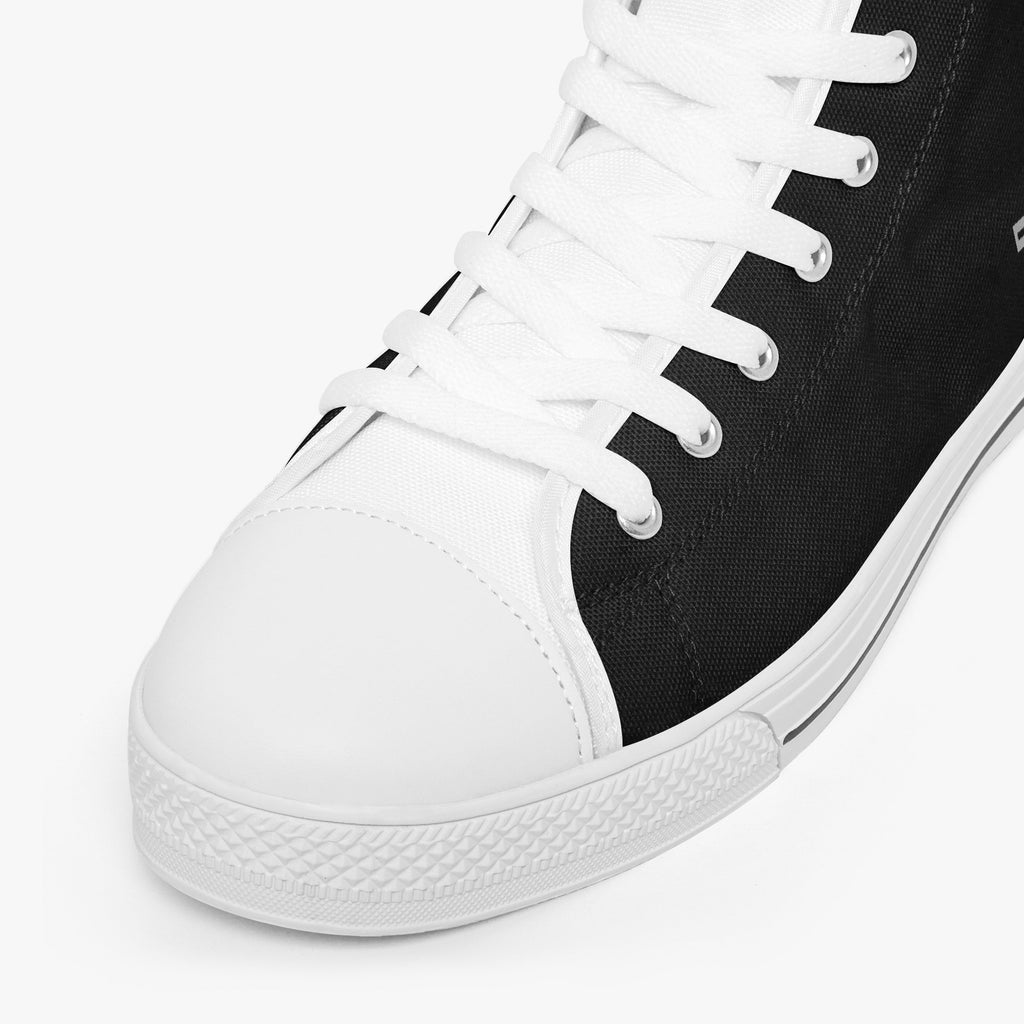 Pit Lane Clothing: 'Street circuit' canvas track shoe - carbon/white