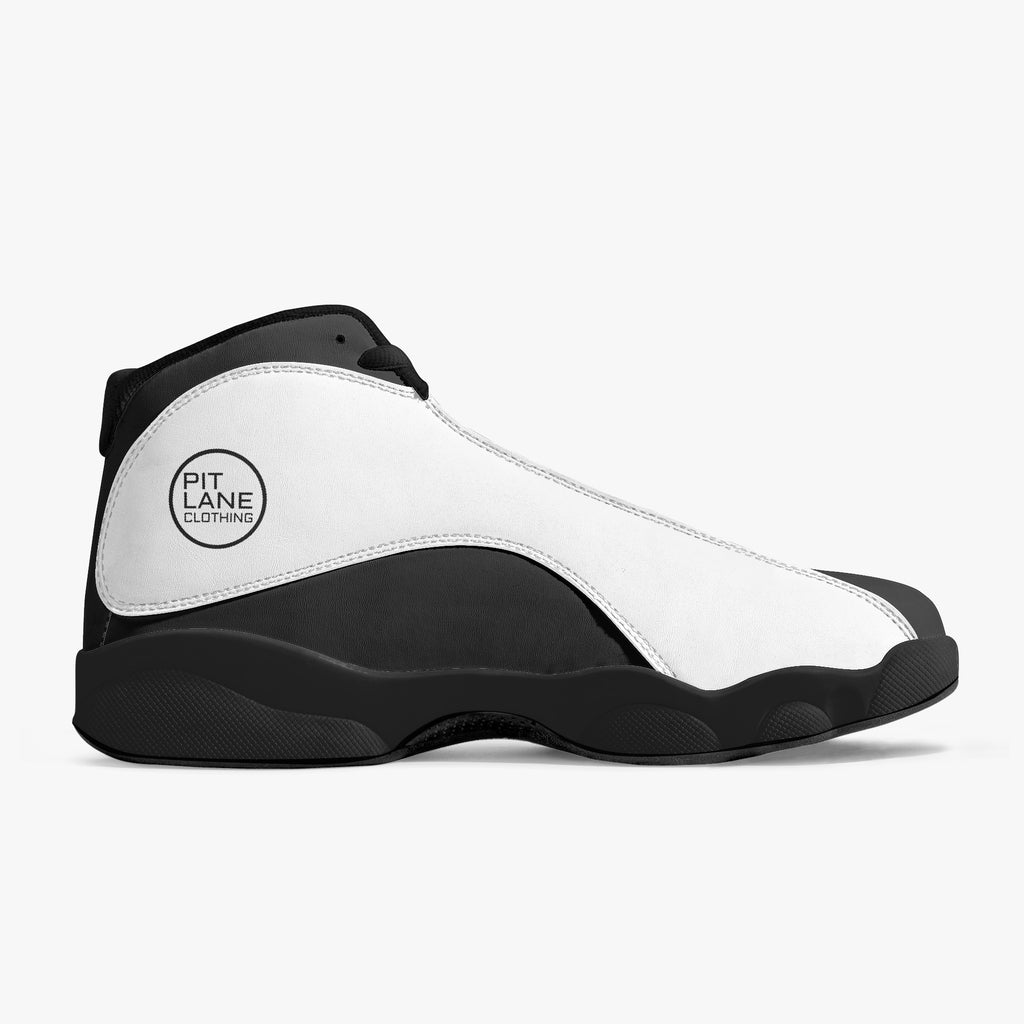 Pit Lane Clothing 'Enforcer' - Mid Top Leather sneakers