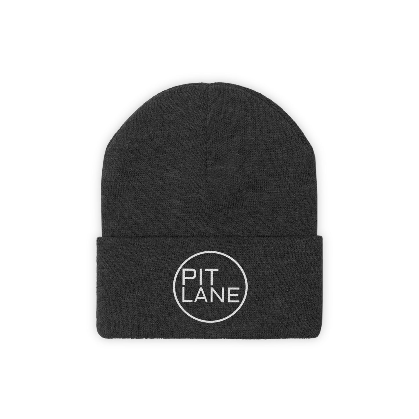 PIT LANE CLOTHING Knit Embroidered 100% Wool Knit Beanie