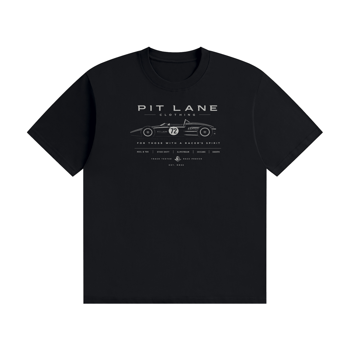 PIT LANE CLOTHING: Premium Cotton T-Shirt - The Original