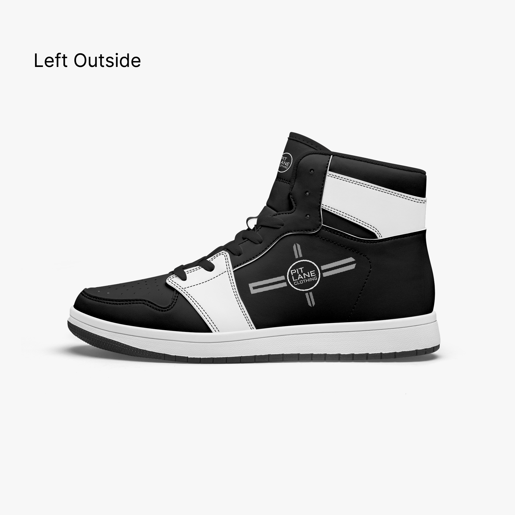 Pit Lane Clothing 'Accelerate' - High Top Leather sneakers 1