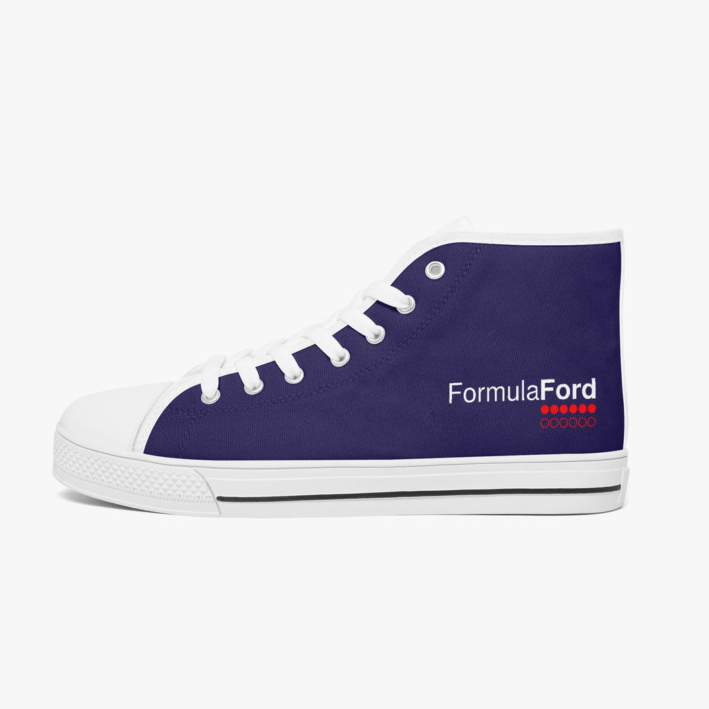 Formula Ford Official Classic High Top Canvas sneakers - Navy white