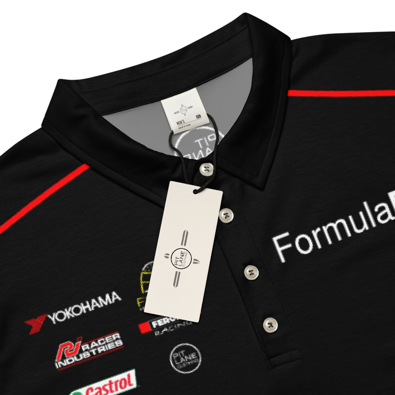 Formula Ford Australia Official - Premium Paddock Polo - Black