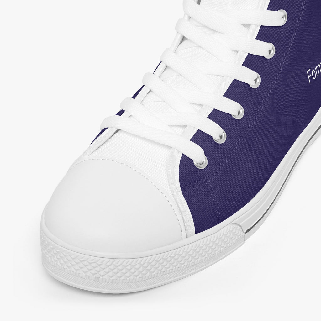 Formula Ford Official Classic High Top Canvas sneakers - Navy white