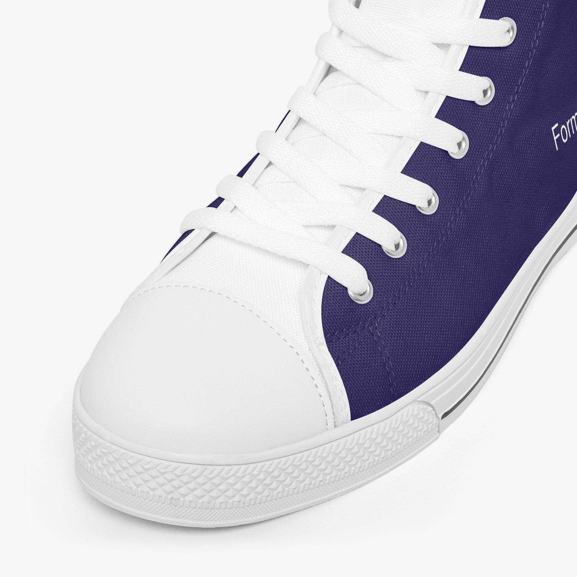 Formula Ford Official Classic High Top Canvas sneakers - Navy white