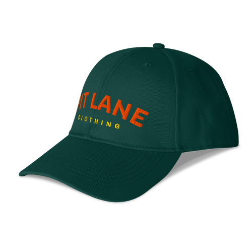 'PIT LANE' Embroidered cap - British Green