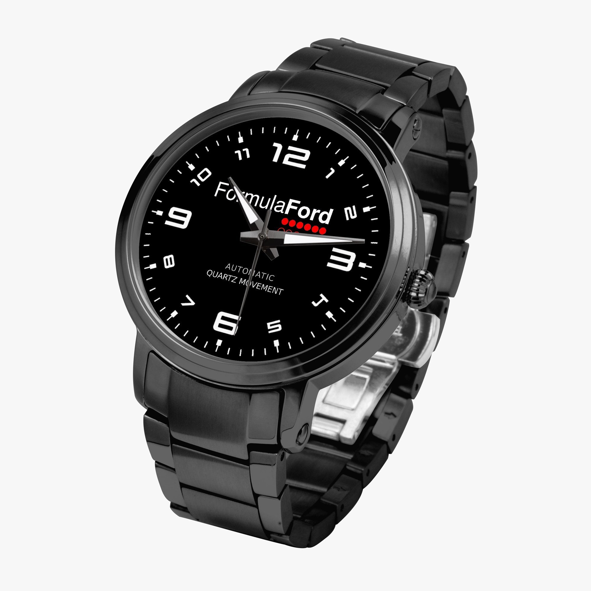 Formula Ford Australia Official Stainless Steel Watch - carbon black