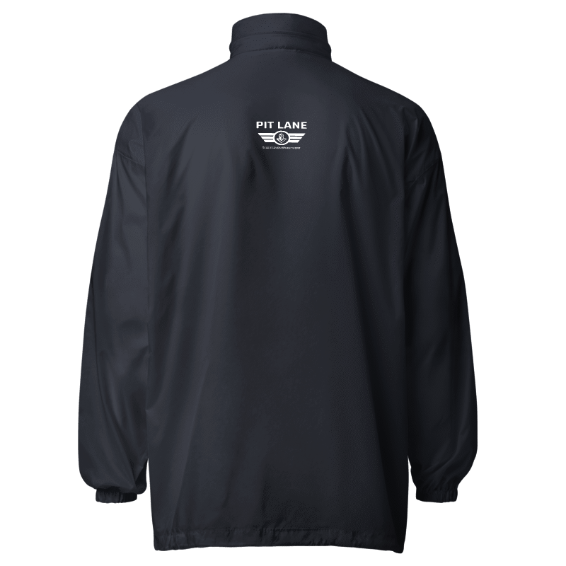 Pit Lane Clothing: Embroidered Waterproof Spray jacket - Blue