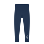 PIT LANE CLOTHING Womens Performance Leggings - Navy Blue