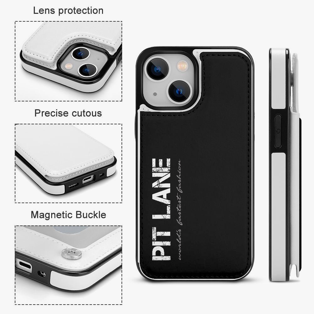 PIT LANE CLOTHING iPhone Flip Back Protection Case