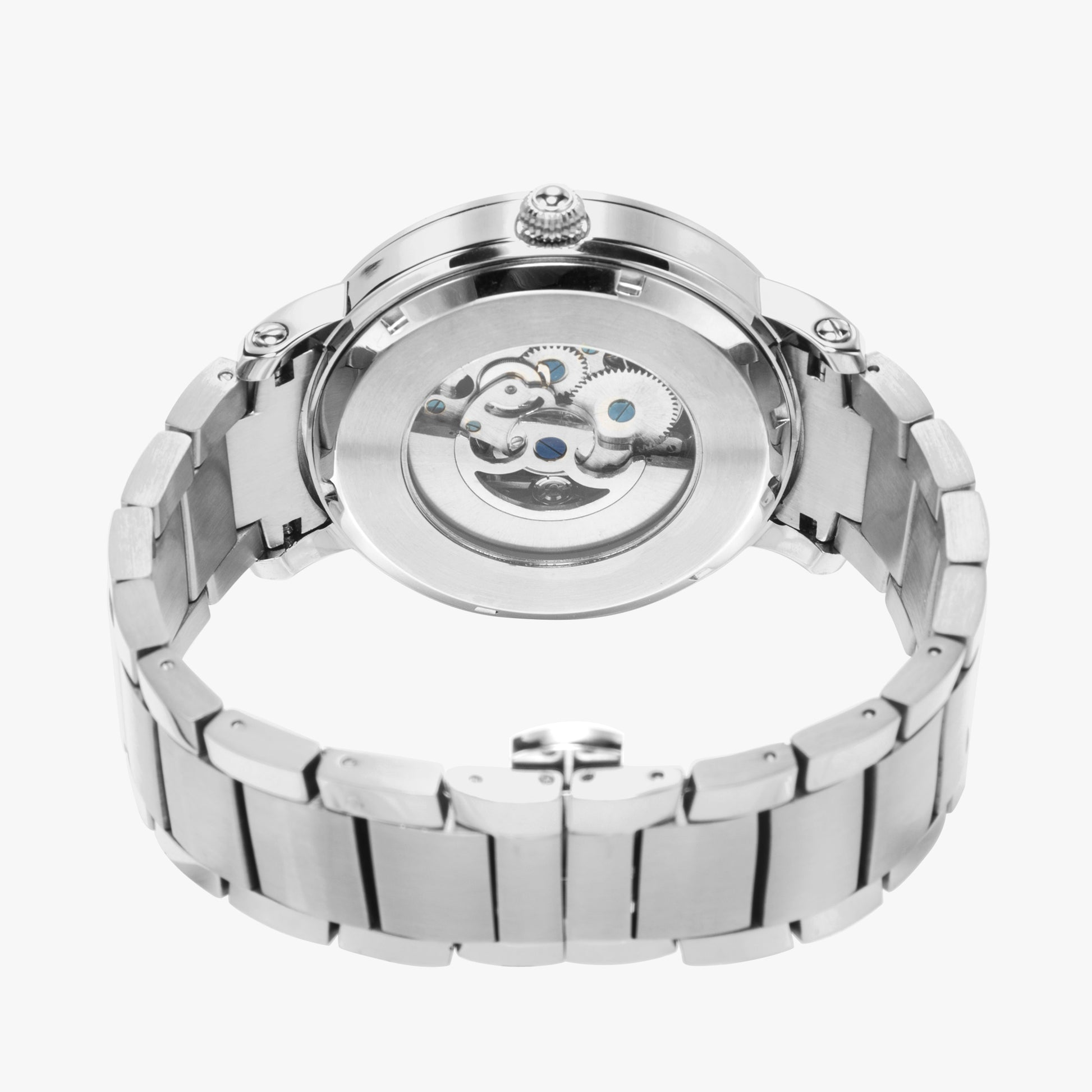 Pit Lane Clothing:  'Delta' stainless steel Analogue watch - Silver band