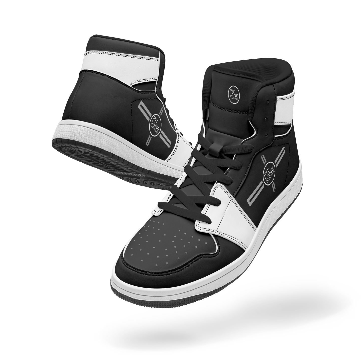 Pit Lane Clothing 'Accelerate' - High Top Leather sneakers