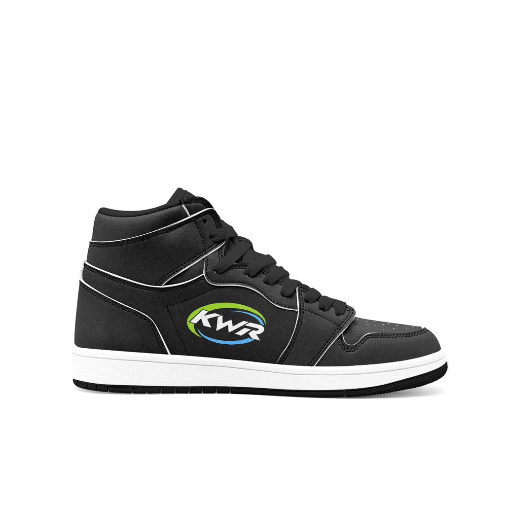 Pit Lane Clothing: KOBI WILLIAMS RACING High Top Leather sneaker - Black