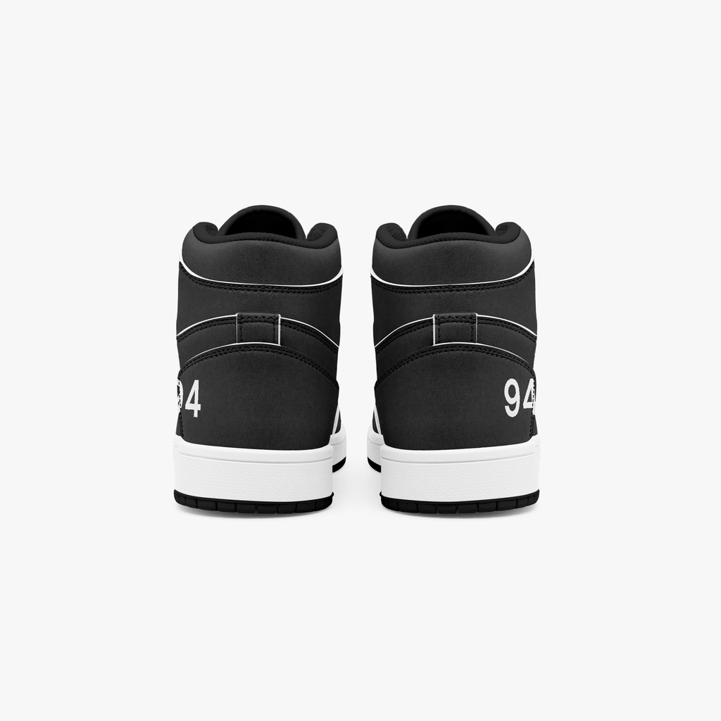 Pit Lane Clothing: KOBI WILLIAMS RACING High Top Leather sneaker - Black