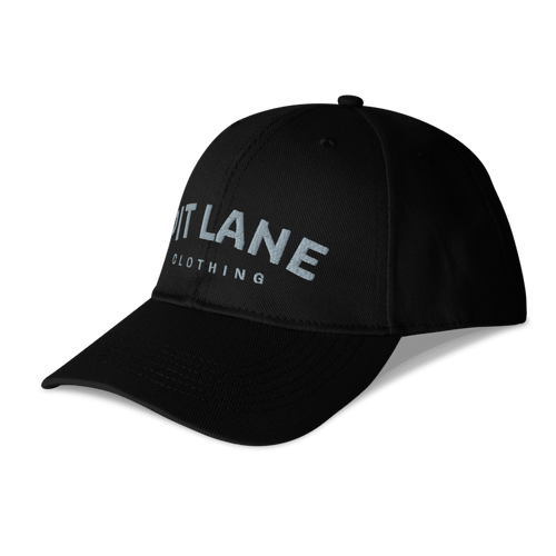 'PIT LANE' Embroidered cap - Black