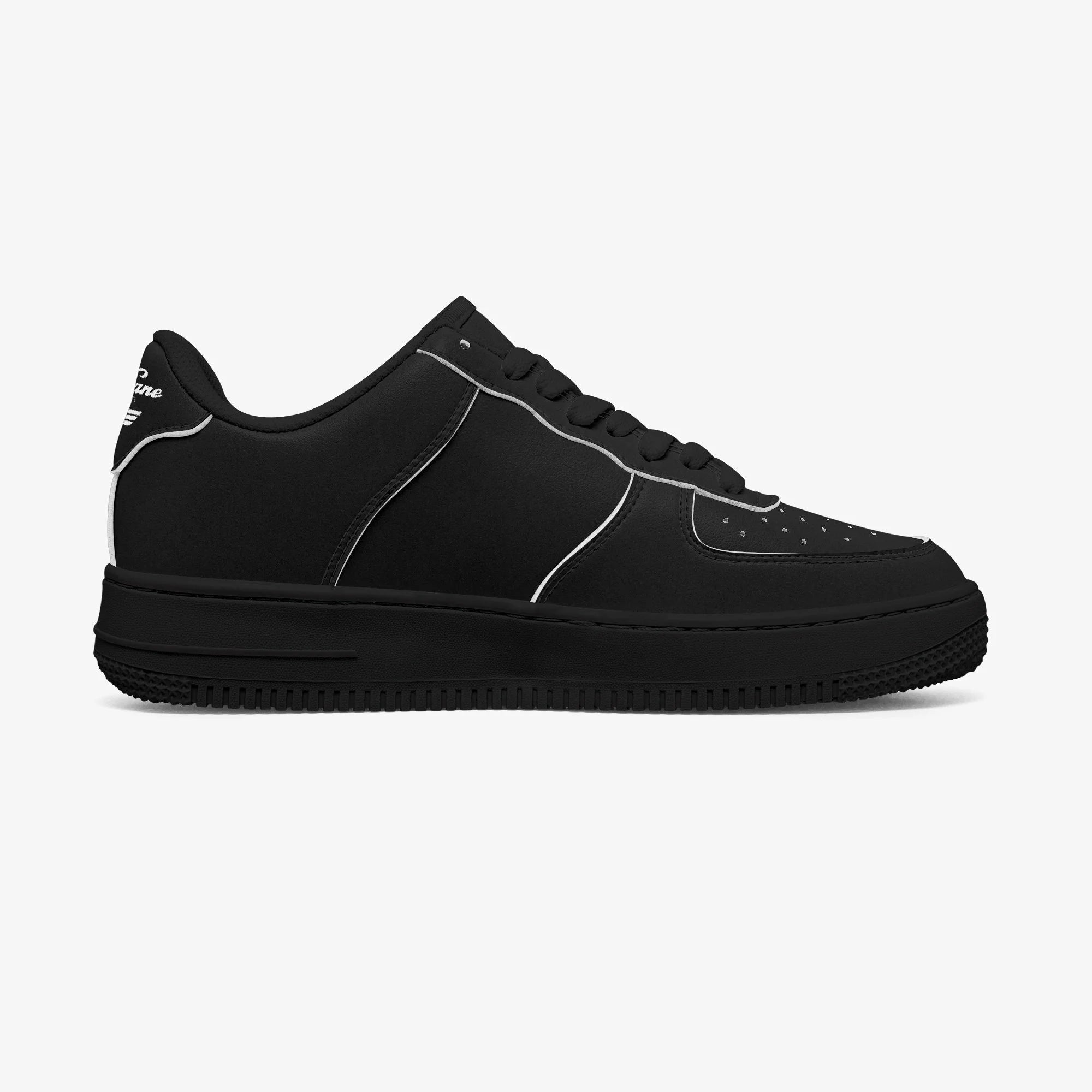 Pit Lane Clothing: 'Performance' Leather track shoe - Carbon black